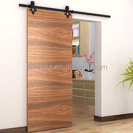 Contemporary design wooden door slider hardware