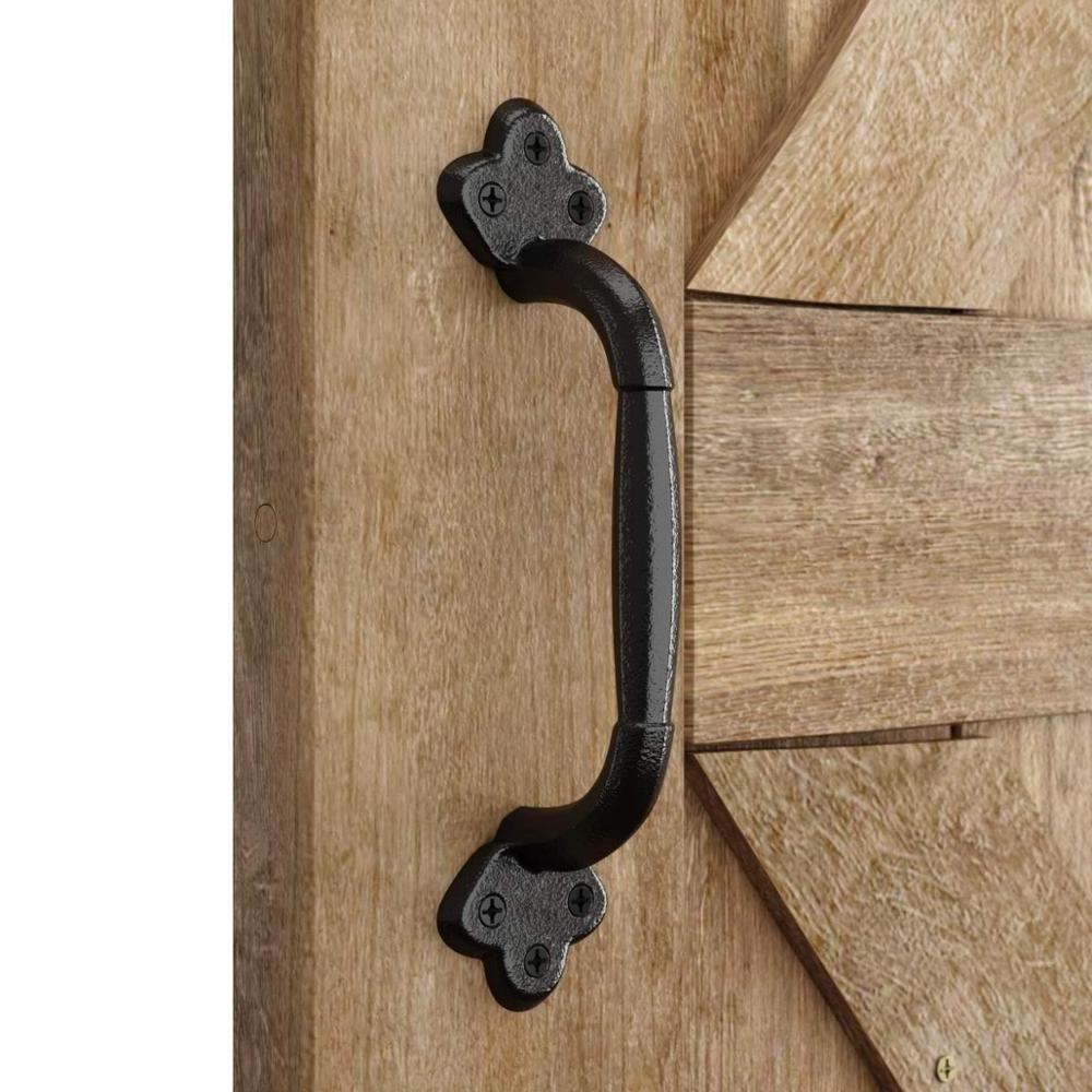 Rustic Pulls Handmade Barn door Hardware Hand Forged Wrought Iron Handles