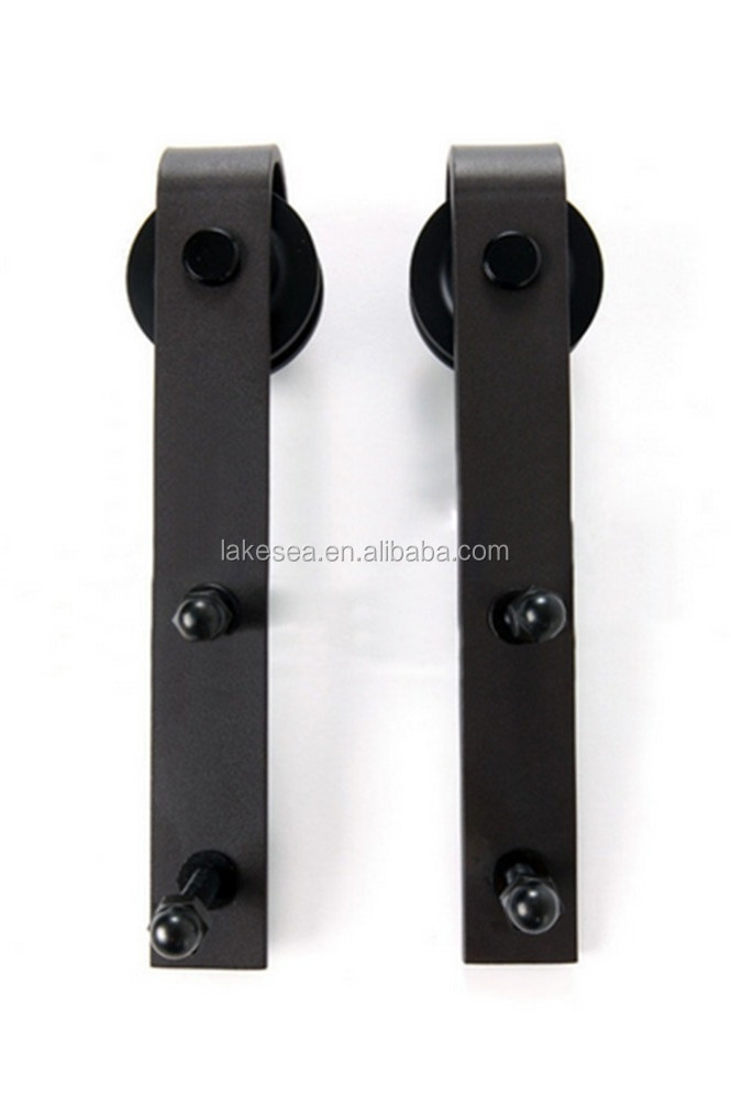 Small sliding door hardware for interior wooden door