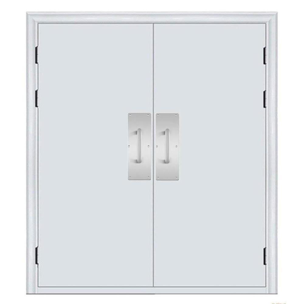 Stainless Steel Pull Push Door Handle Plate for Wooden Door