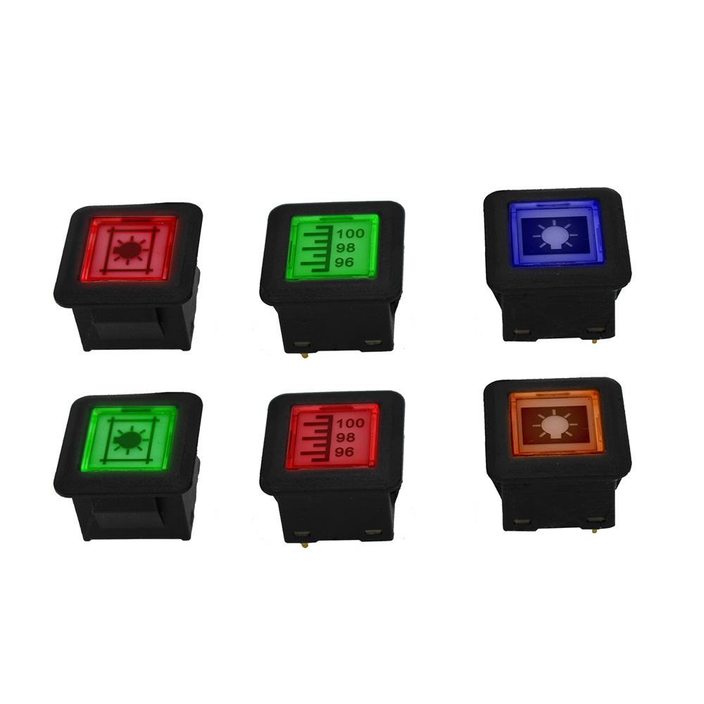 Lakeview PLG series 250V 0.2A momentum or alternation dual LED push button switch a variety of caps are available