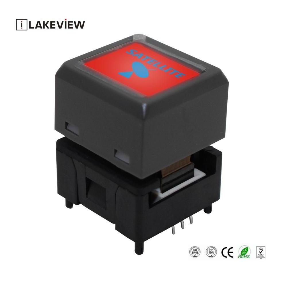 Lakeview DSP OLED LCD Display Screen Programmable Momentary Silent Push Button Switch Available for Video Equipments