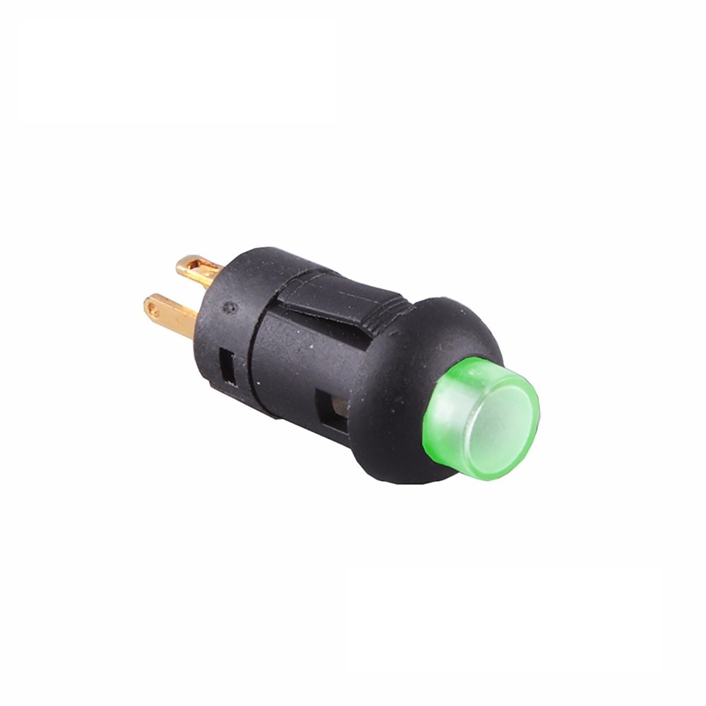 Lakeview Mini Micro Small 5.3mm round cap Momentary Bi Color Dual LED Super Bright Illuminated Push Button Switch