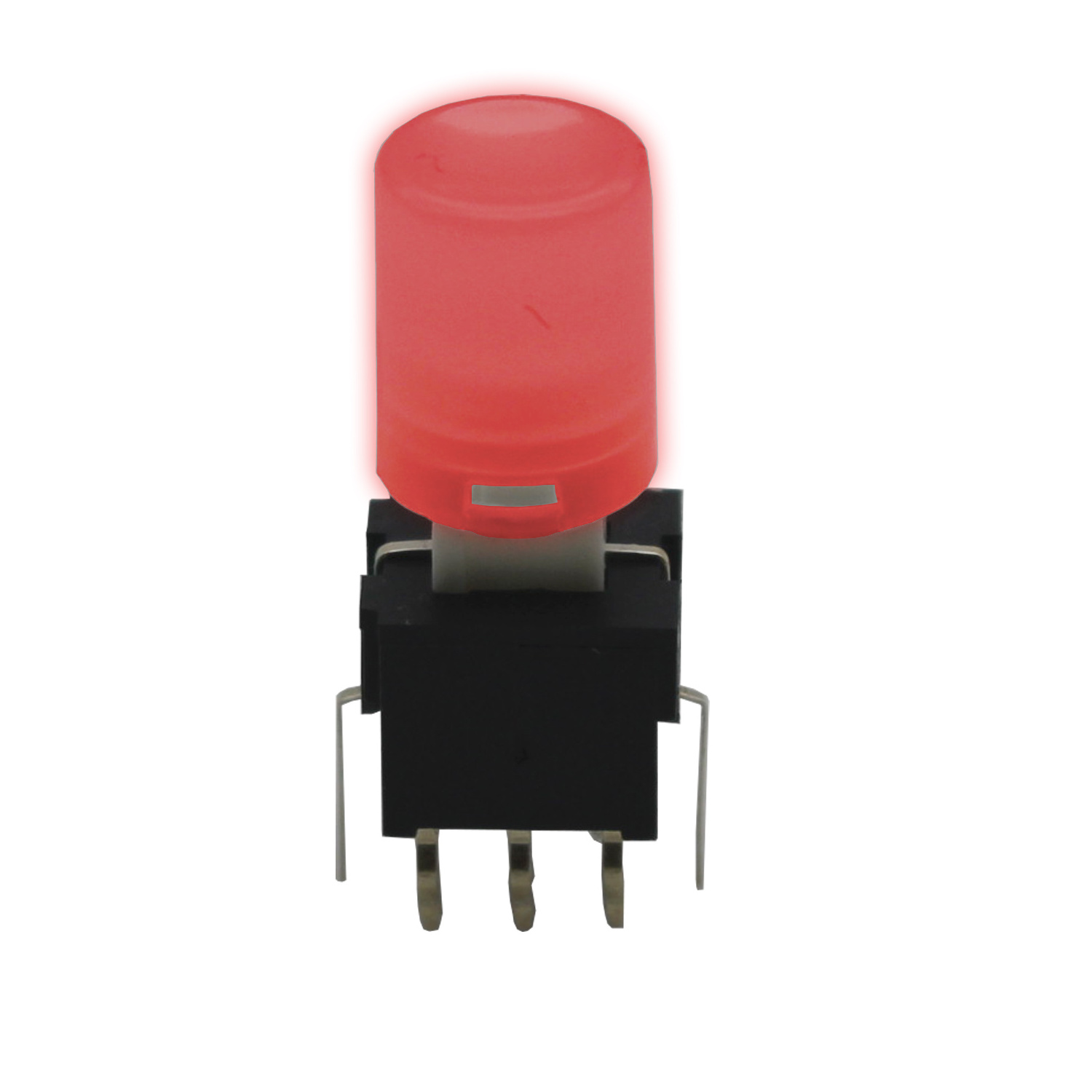 Lakeview 0.1A 30V DC Right Angle & Vertical PCB Mount Illuminated LED Micro Push Button Switch