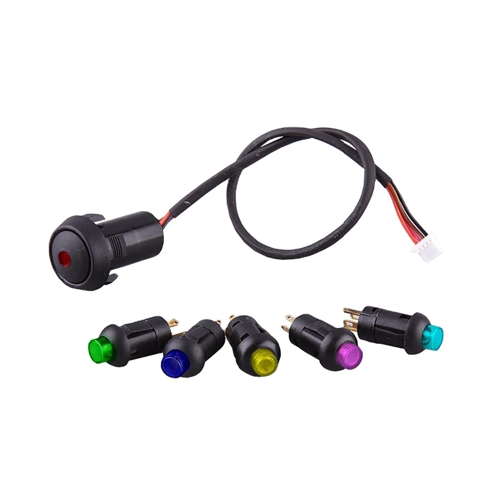 Lakeview PLE Waterproof  Mini Micro Small Momentary Bi Color Dual LED Super Bright Illuminated Push Button Switch