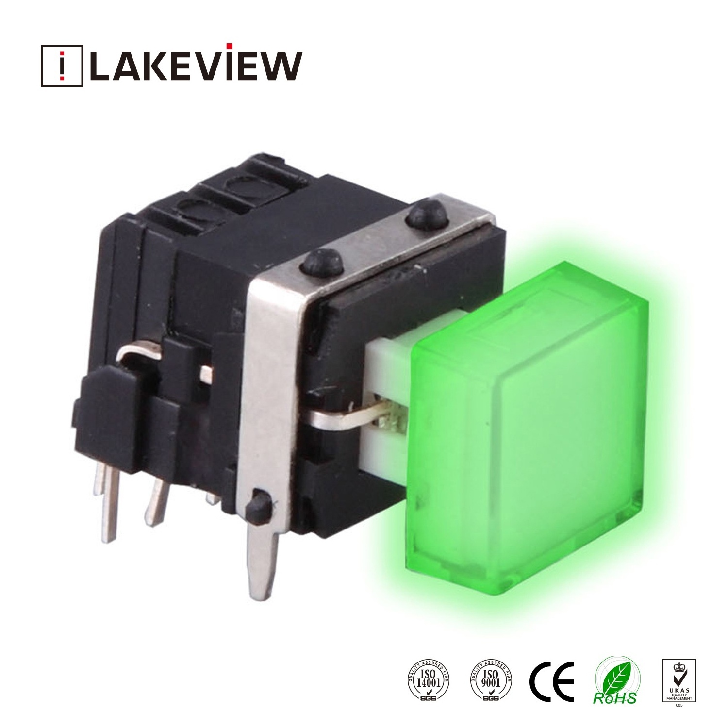 Lakeview PLA Momentary & Alternation Dual LED Light Illuminated Small Micro Push Button Switch reed switch