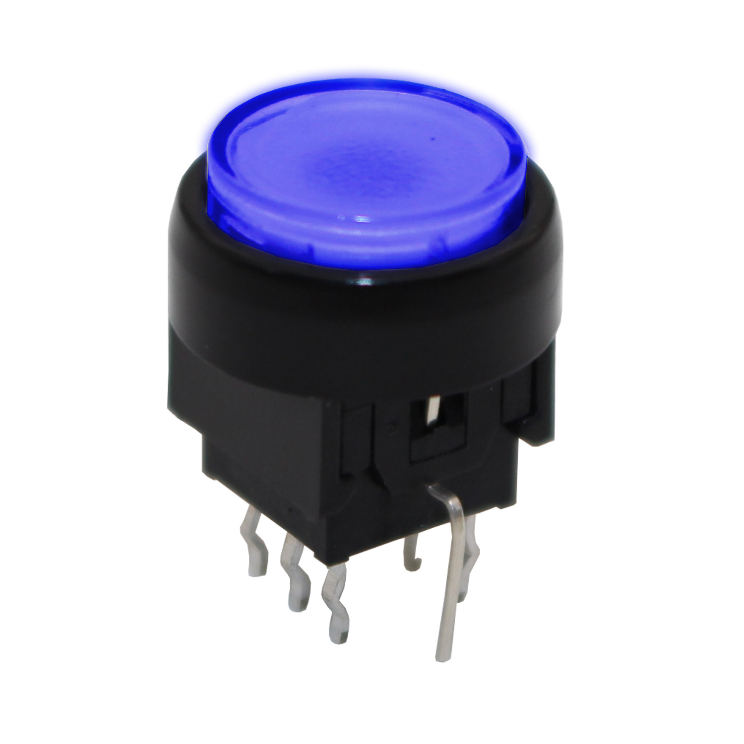 Lakeview PLA Series 0.1A 30V DC illuminated LED Micro Push Button Switch A variety of lamp colors and caps are available