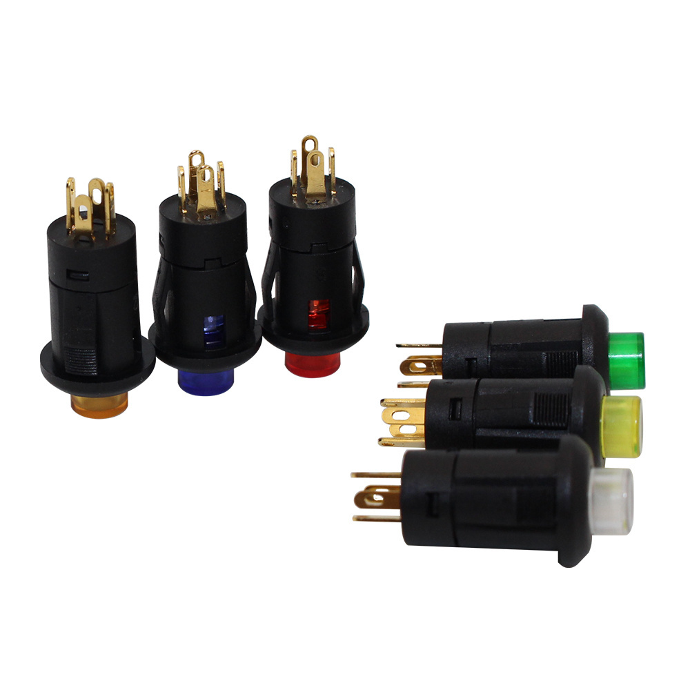 Lakeview Panel Mount or Wire Soldering Momentary Bi Color Illuminated Push Button Switch