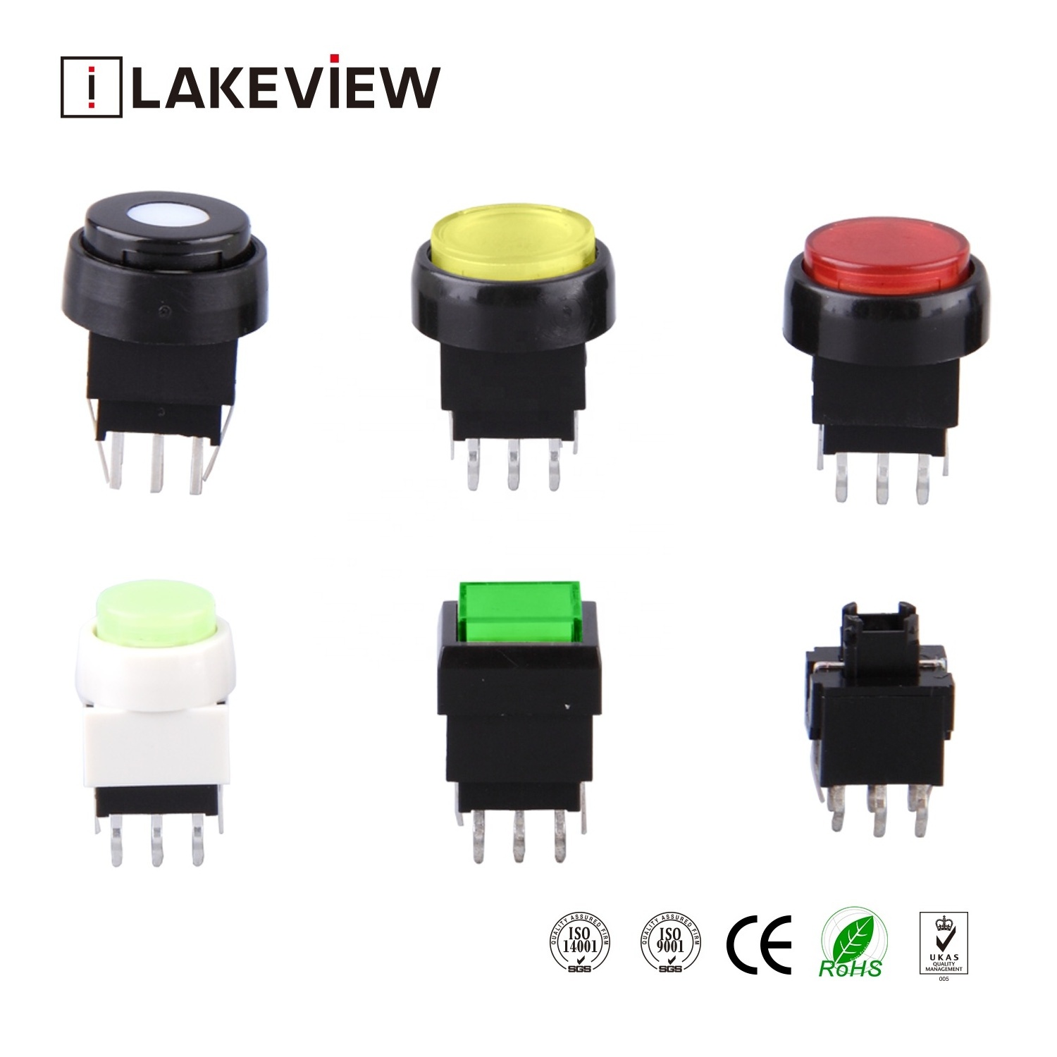 Lakeview PLA Momentary & Alternation Dual LED Light Illuminated Small Micro Push Button Switch reed switch