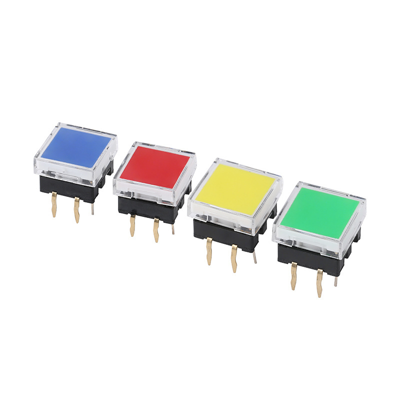 Lakeview TL12 Red Green Blue Yellow White Long Life Cycles Super Bright LED Illuminated Tact Tactile Button Switch