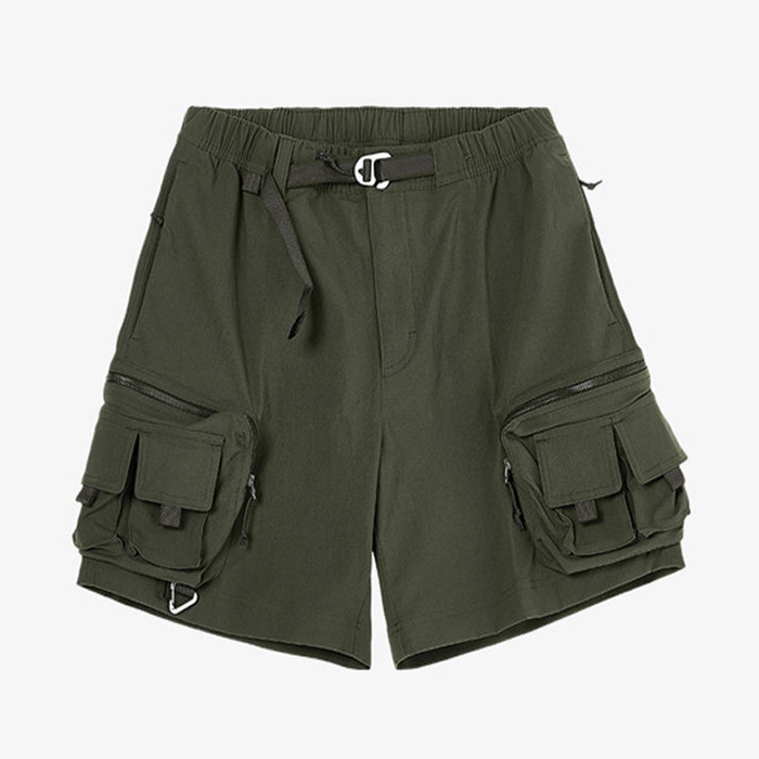 Parachute Pants Outdoor Sports Utility Shorts Custom Logo Polyester Multi Pocket Work Cargo Shorts For Men