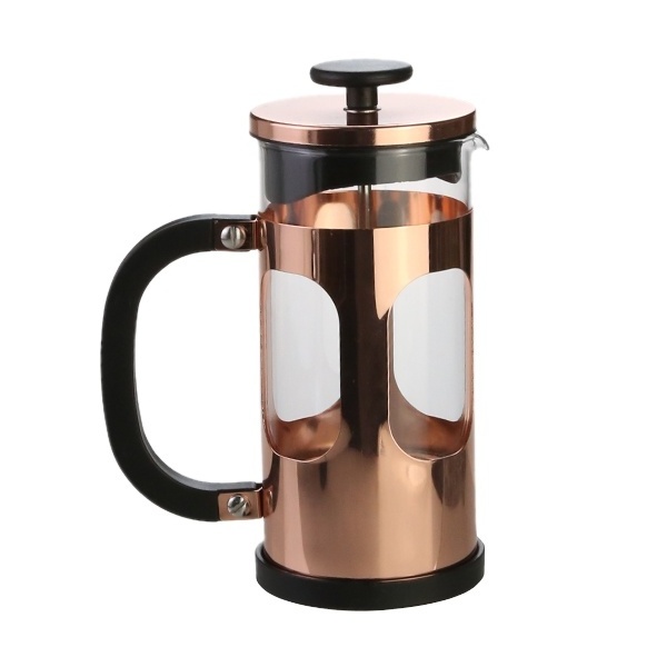 LAKOTTO Wholesale Stainless Steel Plunger Glass Tea Pot French Press Coffee Maker