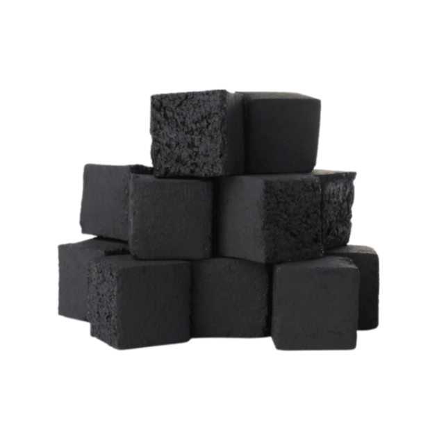 Natural hookah shisha coco charcoal from Indonesia coconut shell charcoal briquette white ash Hookah Charcoal