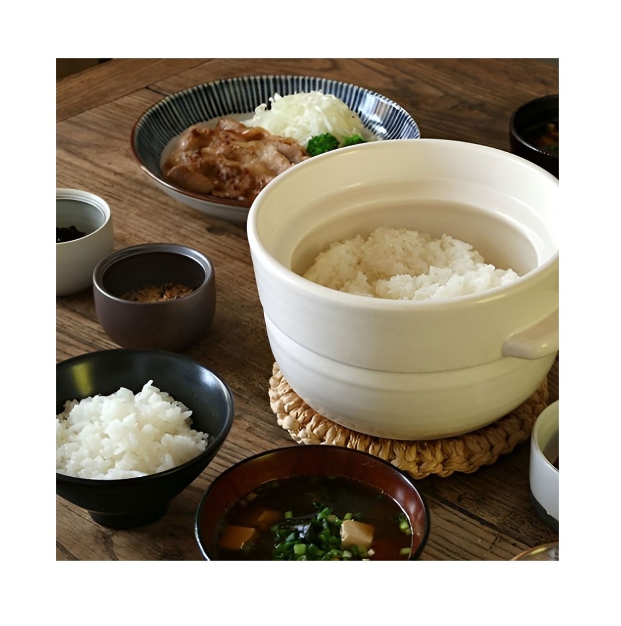 Wholesale Small Kitchen Sets Ceramic Rice Japanese Steamer Cooking Pot