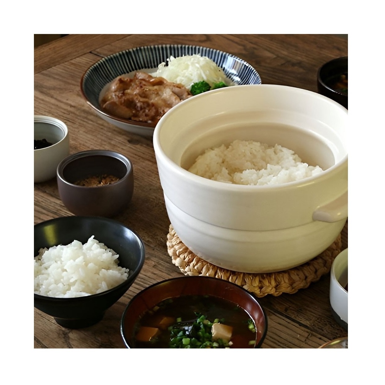 Modern Small Japanese Steamer Clay ceramic rice cooker Modern Cooking Pots