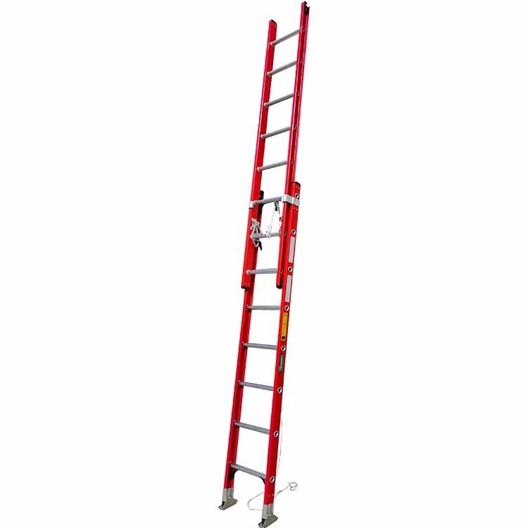 Factory Outlet Fiberglass Extension Aluminum Ladder  Multipurpose Ladder With Big Hinge