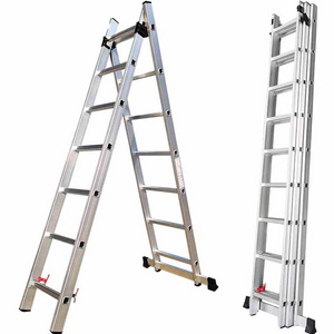 Aluminum telescopic ladder stairs aluminum ladder folding compact