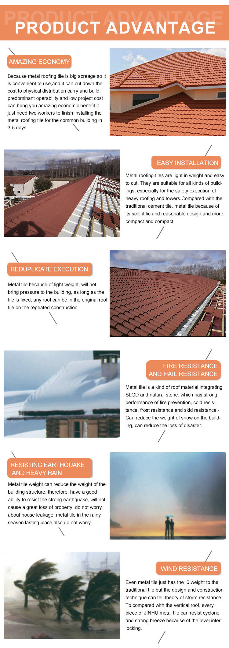 stone coated metal roofing sheet prices per pc in China suppliers red stone coated metal shingle roof tile