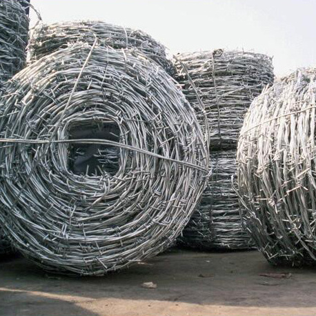 chain link fence barbed wire extension arms cheap barbed wire electro galvanized barbed wire