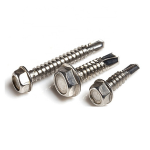 Fast Shipping Hex Washer Head Self Drilling Screws Hex Head Self Drilling Screw with Separate Washer