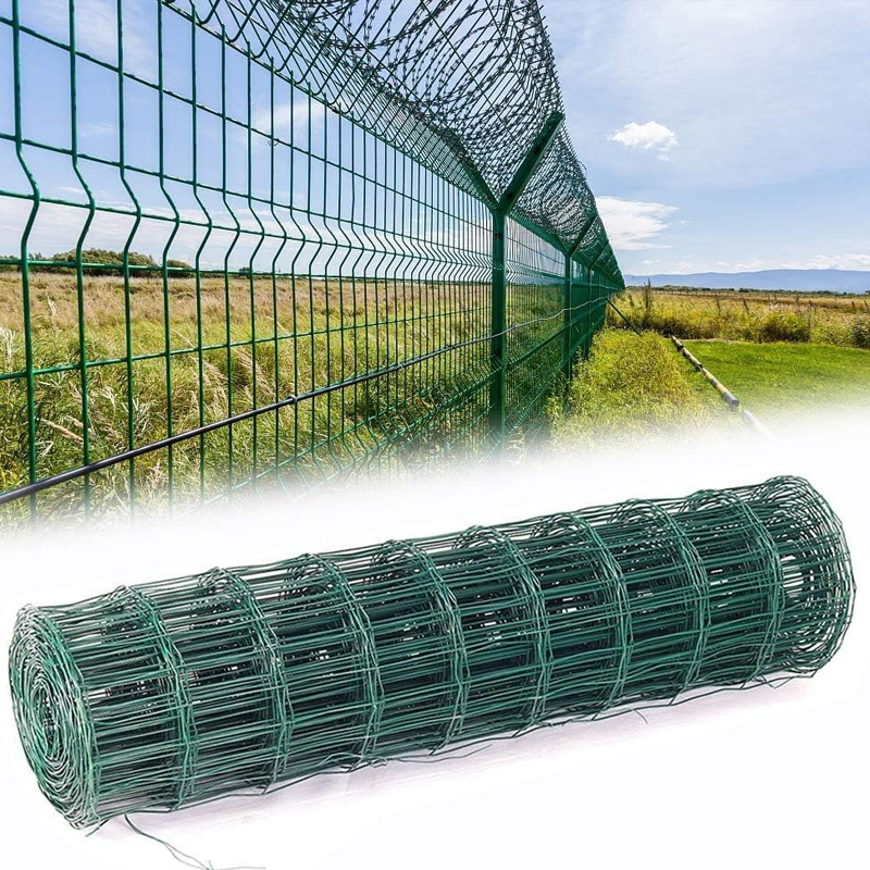 Hot Dipped Galvanized Fencing Iron Netting 10 gauge Welded Wire Mesh rolls for rabbit bird Animal Pet Cages