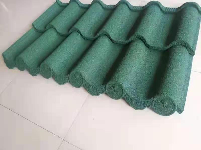 Ghana stone coated roof tile style stone coated metal roof tiles