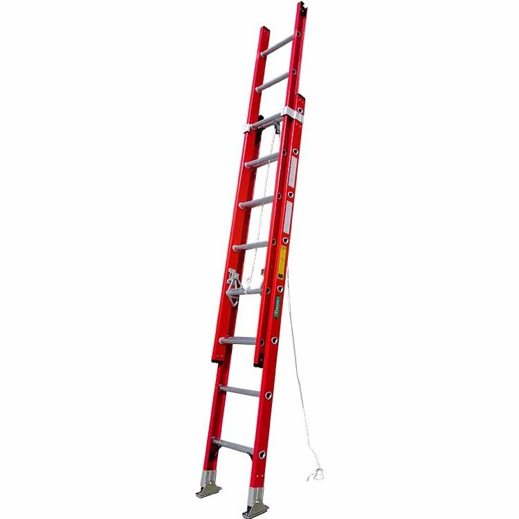 Heavy duty telescopic extension ladder fiberglass folding combination step fiberglass extension ladder