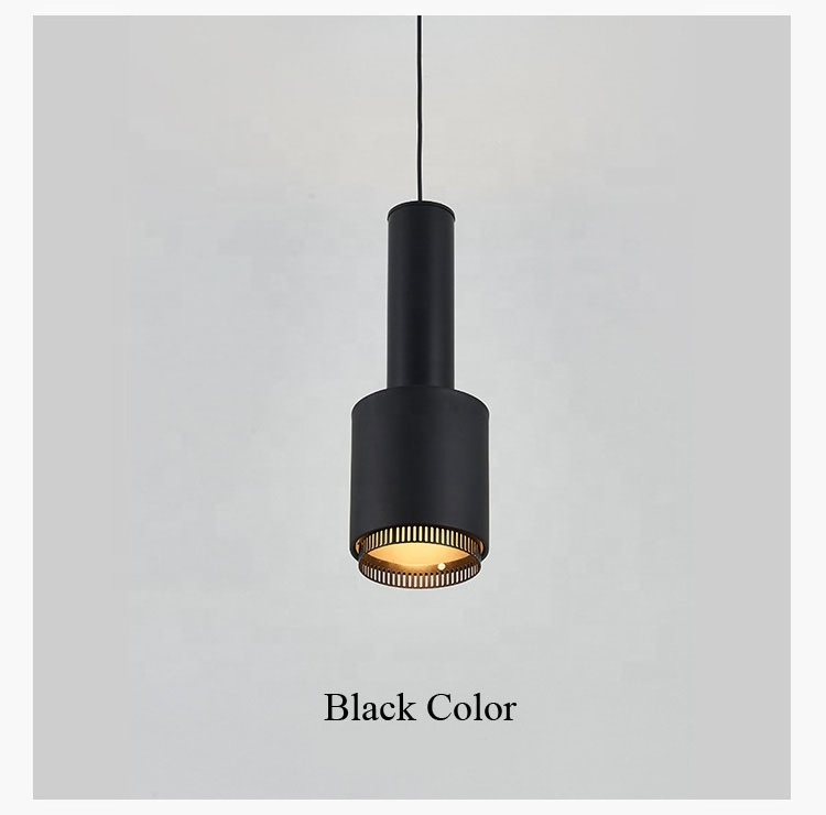 Cylinder black LED Pendant light Suspended light Fixtures led hanging lights for home BY1001