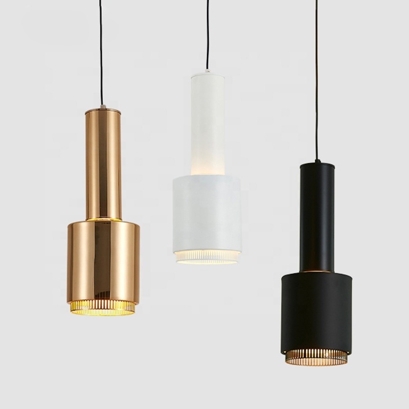 Cylinder black LED Pendant light Suspended light Fixtures led hanging lights for home BY1001