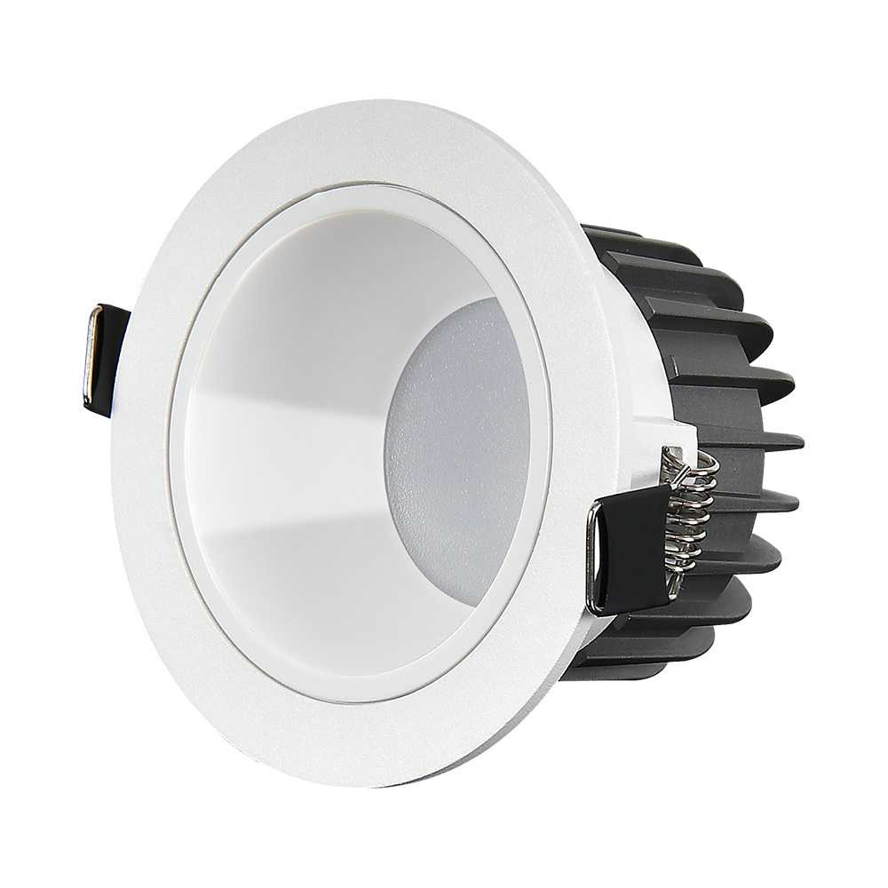 Embedded Aluminum Shell Commercial Hotel Cob Round Ceiling Led Downlight