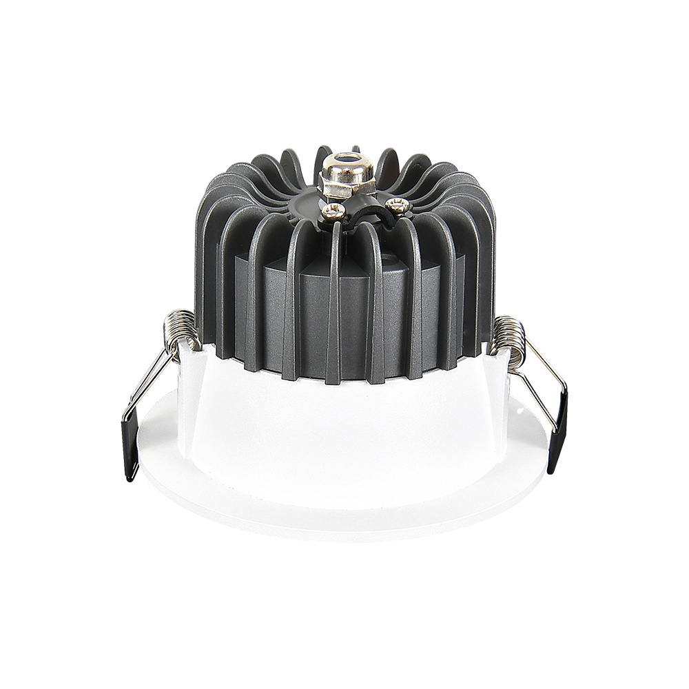 Embedded Aluminum Shell Commercial Hotel Cob Round Ceiling Led Downlight