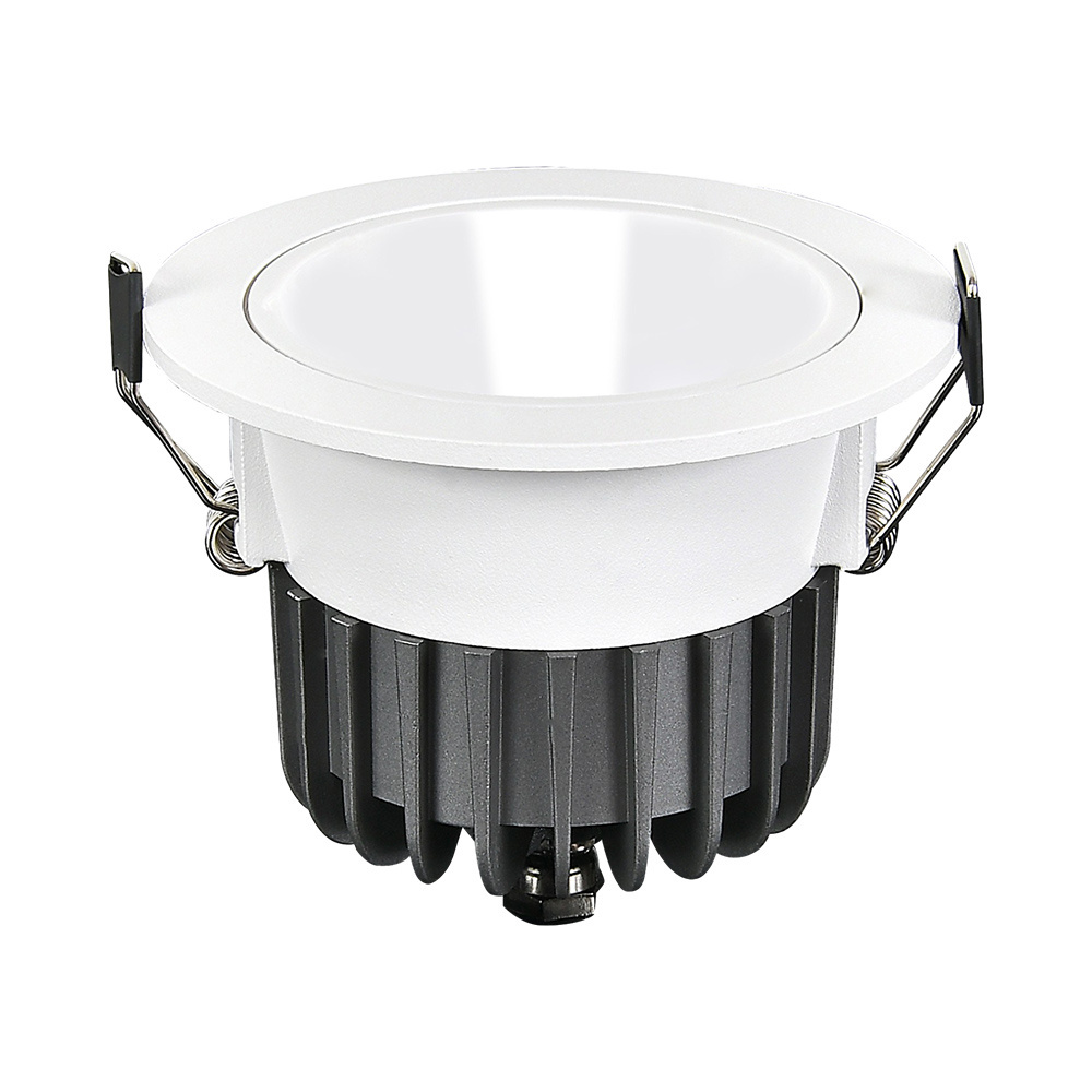 Embedded Aluminum Shell Commercial Hotel Cob Round Ceiling Led Downlight