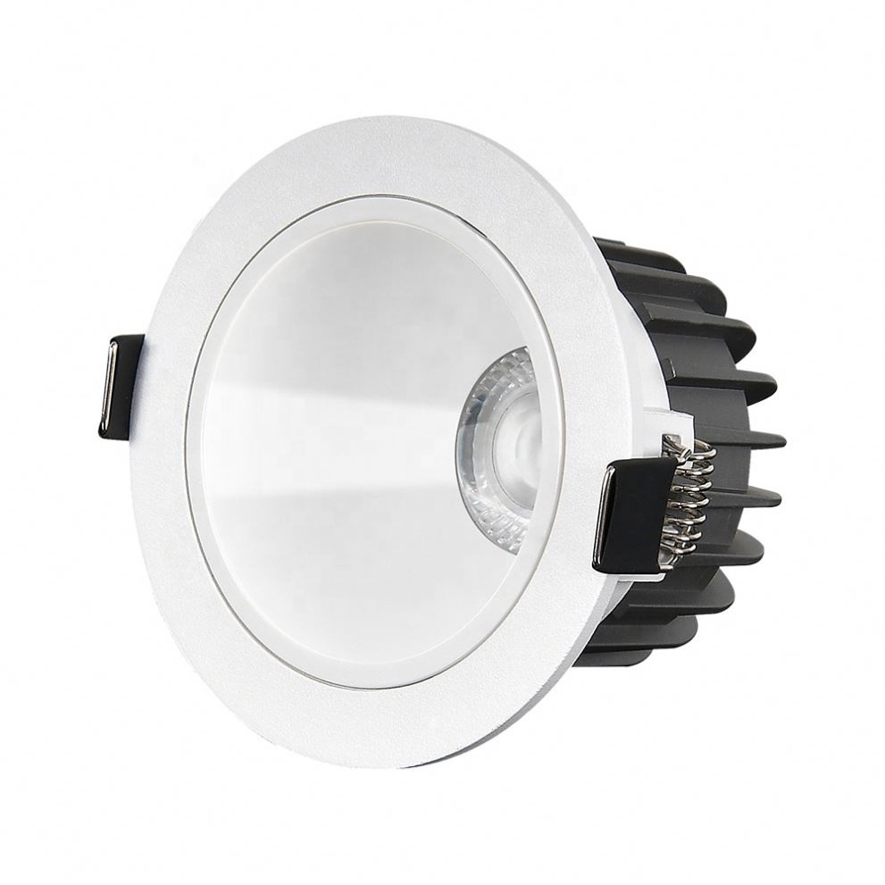 Cob Round 7W 12W 15W 18W 24W 36W Commercial Dimmable Lighting Led Recessed Ceiling Downlight