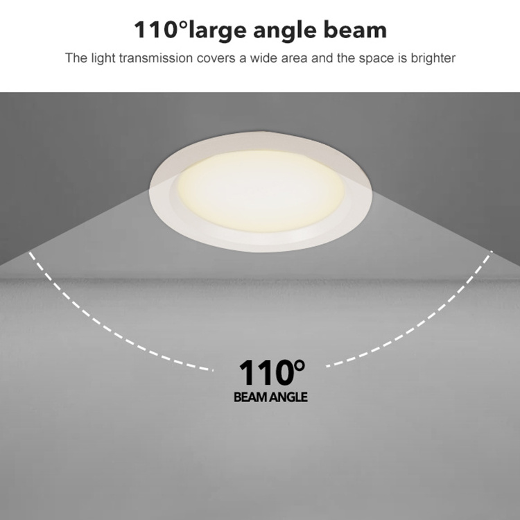 Competitive Price Indoor Lighting Flush Mount Down Lamp 3w 5w 7w 9w 12w 15w 18w 24w Recessed Ceiling Led Downlight