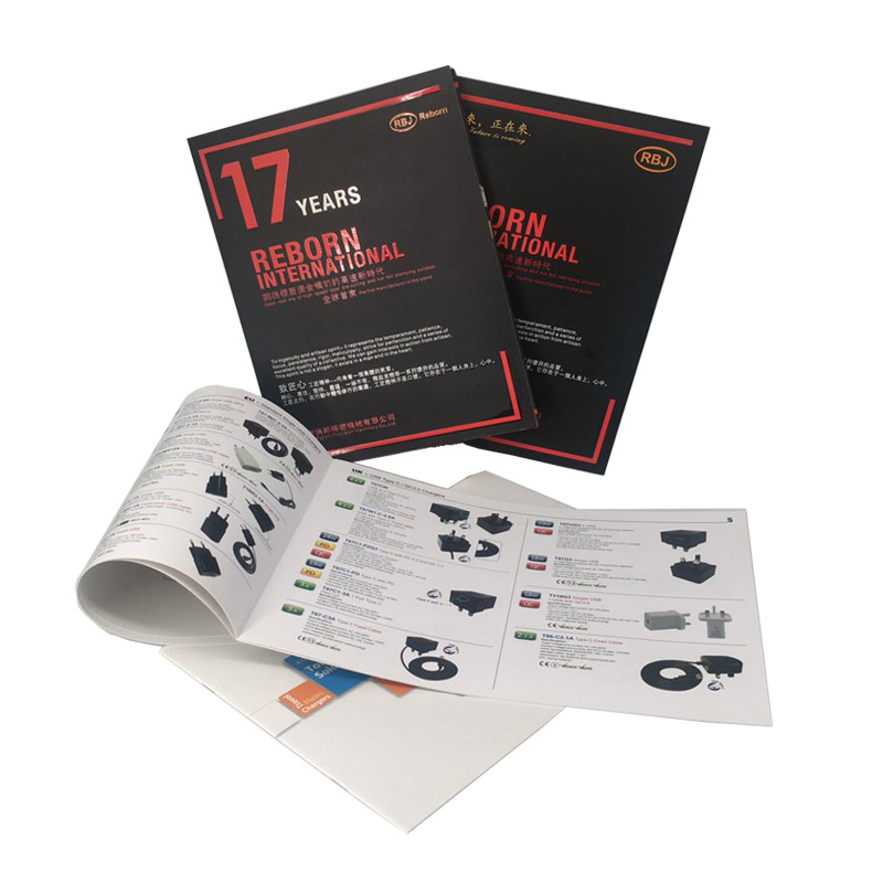 Professional Free Design Low Cost Saddle Stitching Full Color Brochure Printing Booklet Printing Service