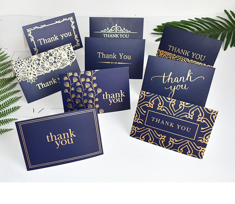 Custom Business Thank You Cards Bulk Blank Note Cards with Envelopes Wedding Card