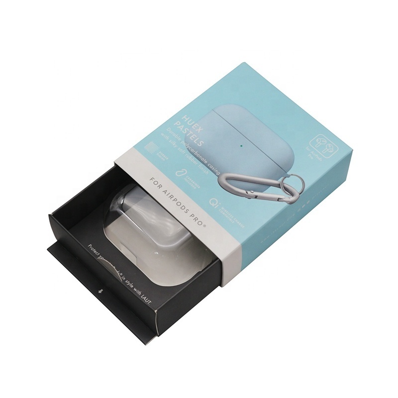 Custom Air pods Packaging Box Bluetooth Headset Box Data Cable Box with Hooking