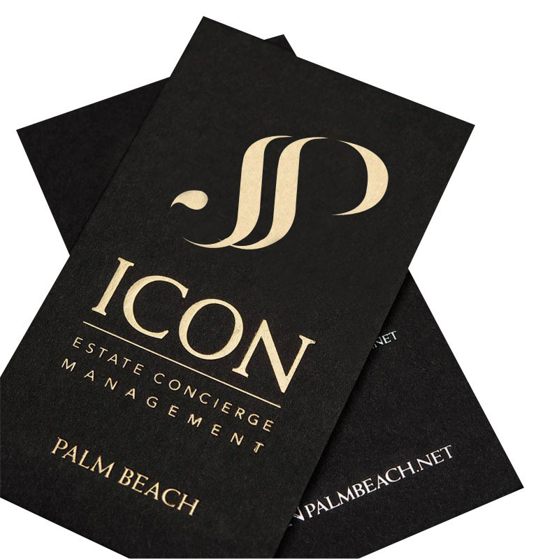 High quality business cards custom luxury business cards black and gold