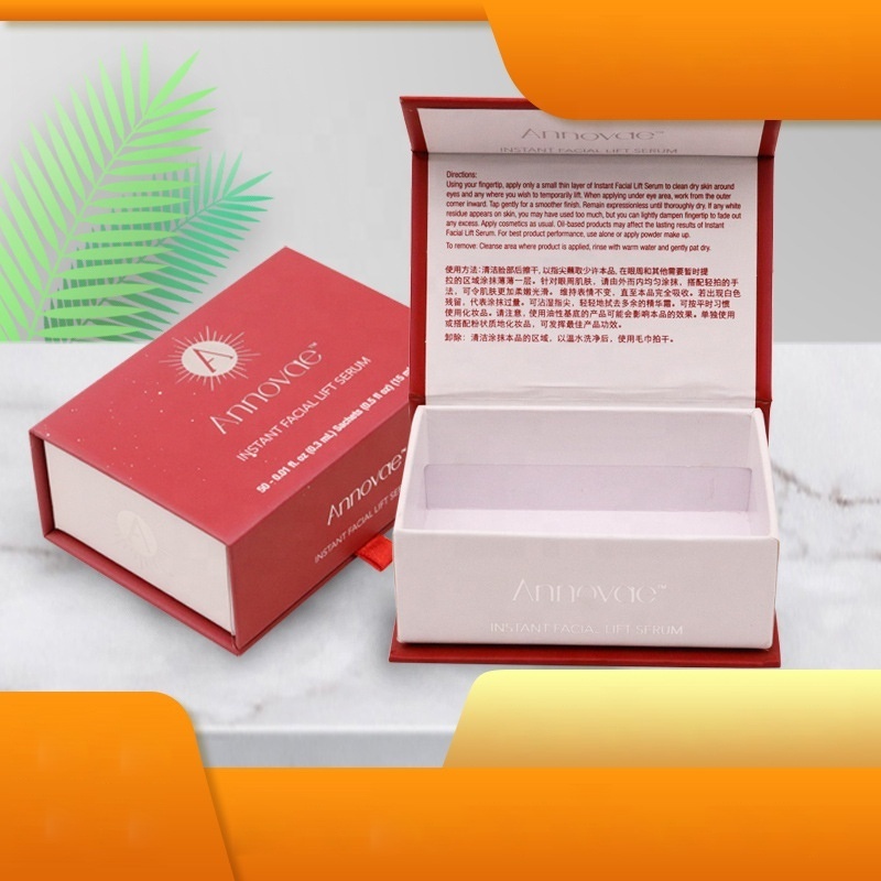 Custom Cosmetic Set Box Exquisite Book Box Carton Logo Printing For Package