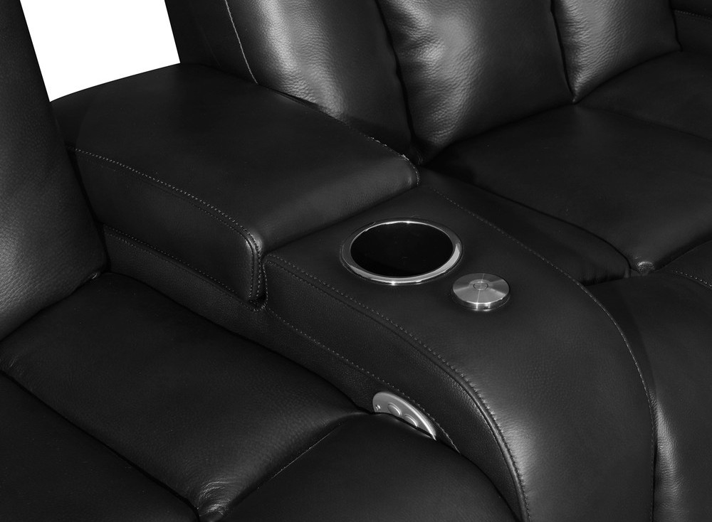 Hot selling Leisure Adjustable Top grain leather electric private Cinema Recliner Home Theater Sofa