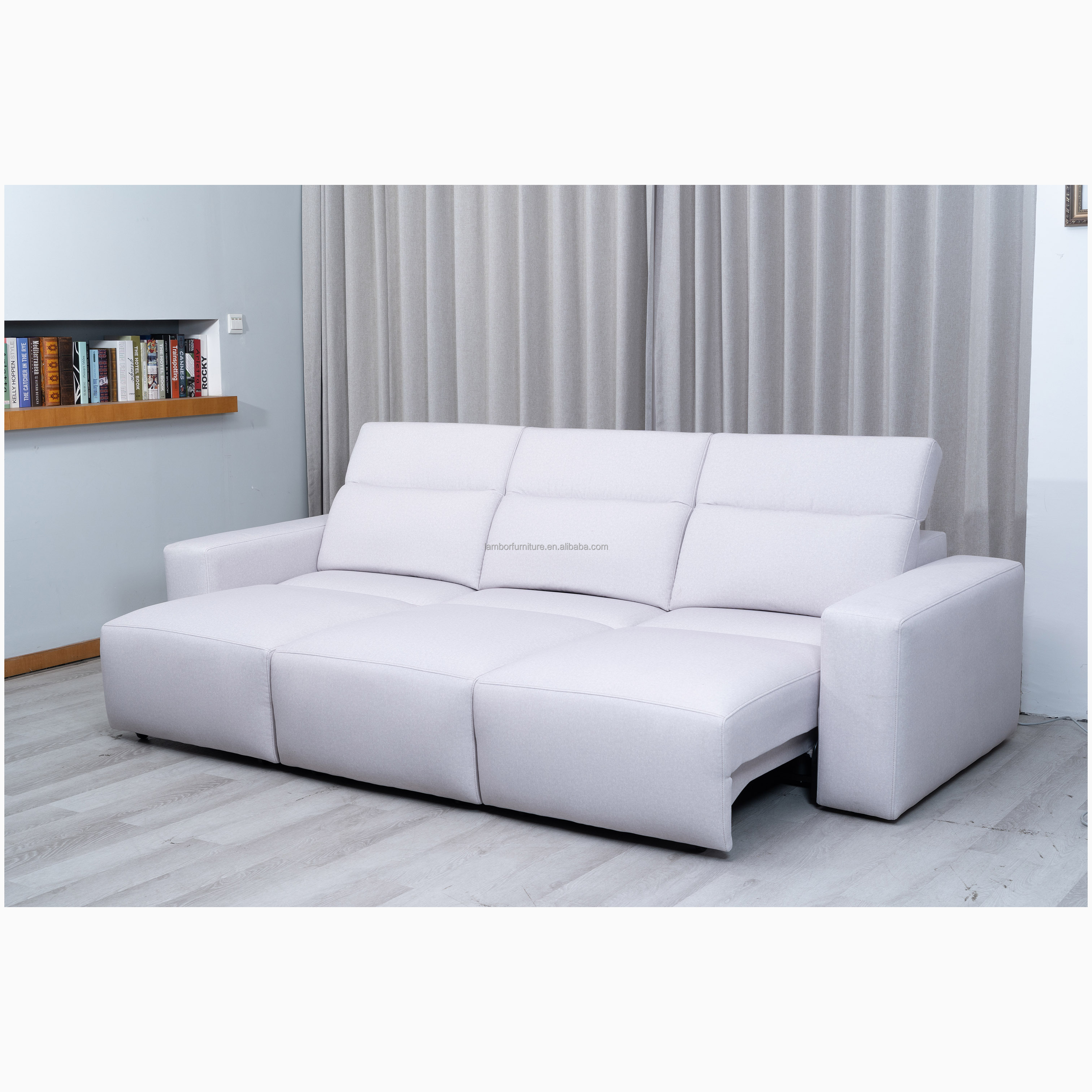 sofa come bed retractable sofa-bed modern relaxing style 3-seat comfortable leather comfortable sofa