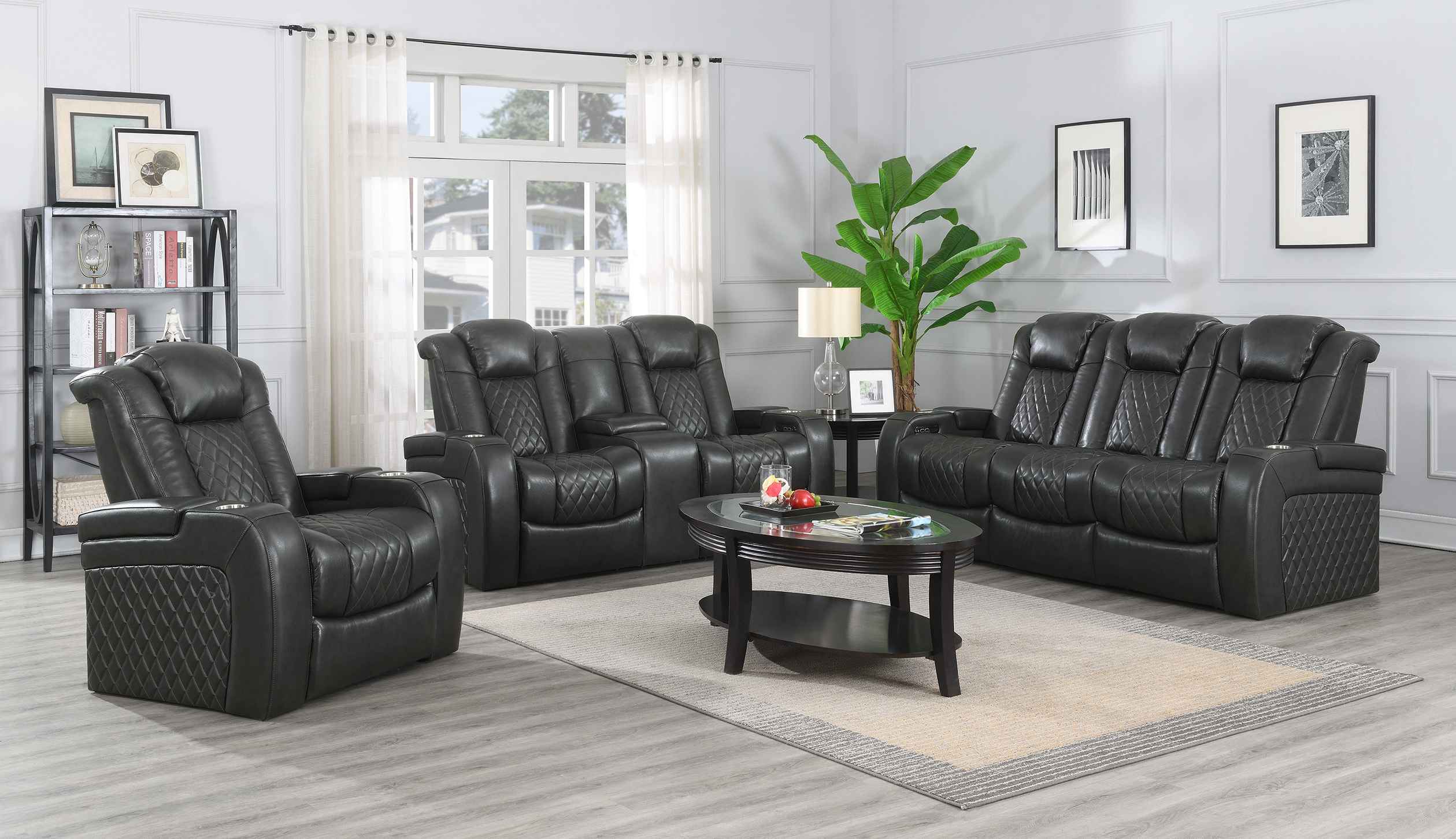 3 piece couch living room power reclining sofa set cover furniture genuine leather home cinema sofa