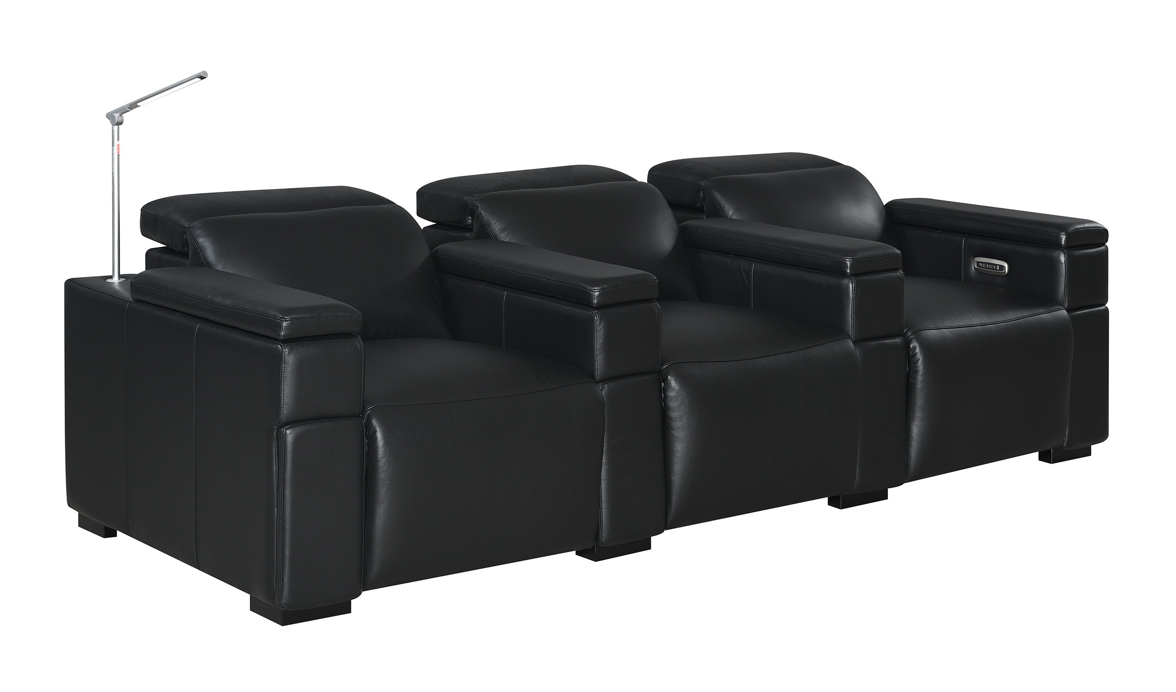 custom 321 sofas cup holder curved easy electric leather motion double recliner sofa set chair for home