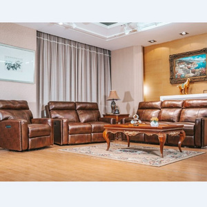 1 2 3 modern brown leather recliner couch sofa chair sets design living room sofa foshan furniture