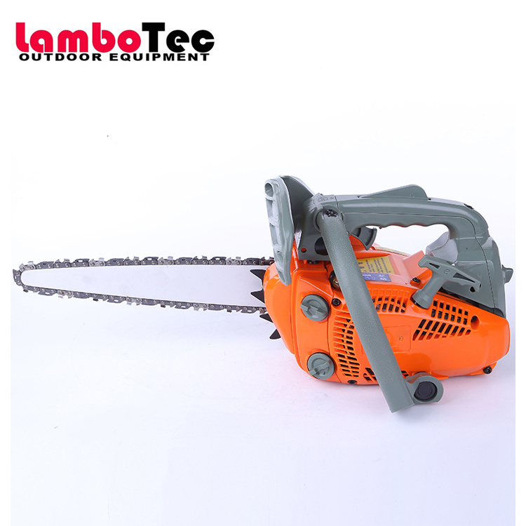 Lambotec Gasoline 25cc  single hand portable chain saw Small Wood Cutting CS2500 light weight Petrol Chainsaw