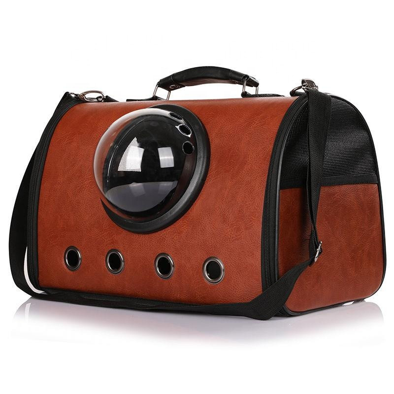 Portable Travel pet big dog cat sling carrier bag Backpack Space Capsule Bubble Design Waterproof Tote Bag