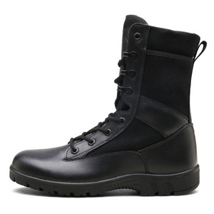 Factory Supplier Fashion Combat Steel Toe Tactical High Breathable Security Safety Boots