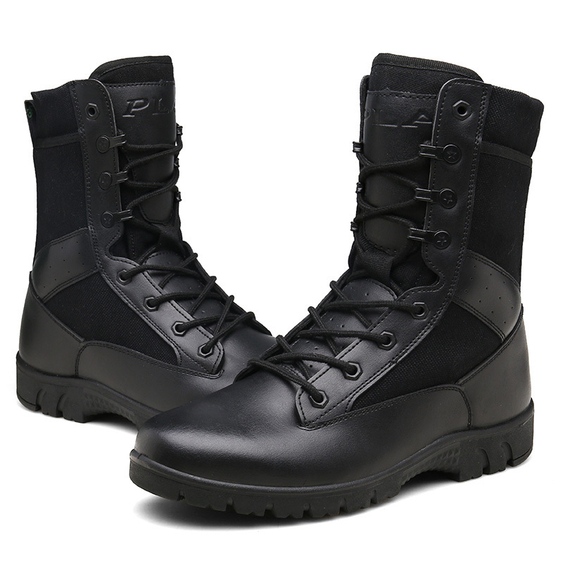 Factory Supplier Fashion Combat Steel Toe Tactical High Breathable Security Safety Boots