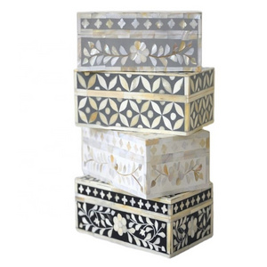 Bone And Mother of Pearls Inlay Boxes