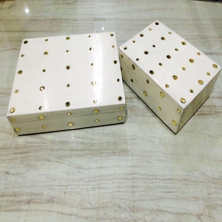 Camel Bone Box Wholesale Bone Inlay Jewelry Box High Quality And Good Color Bone Inlay Jewelry Box Tableware Product